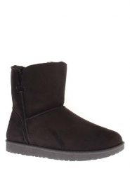 ISLAND BOOT Botki zimowe "Chloe" w kolorze czarnym rozmiar: 38. Czarne botki Island Boot, na zimę, bez wzorów, z materiału, bez obcasa, bez zapięcia. Za 189.29 zł.
