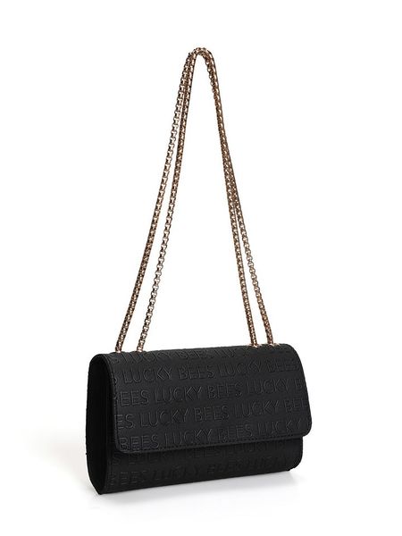 Lucky Bees Torebka w kolorze czarnym - 22 x 15 x 5 cm rozmiar: onesize. Czarne torby na ramię Lucky Bees, bez wzorów, z materiału, na ramię, bez dodatków. Za 65.99 zł.
