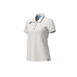 Koszulka polo damska Arena Team Polo shirt Solid Cotton. Białe bluzki Arena, xl, bez wzorów, z bawełny, bez kołnierzyka, bez ramiączek. Za 179.99 zł.