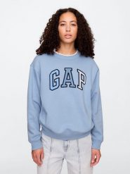 GAP Bluza w kolorze błękitnym rozmiar: XXL. Niebieskie bluzy GAP, xxl, bez wzorów, bez kaptura. Za 101.23 zł.