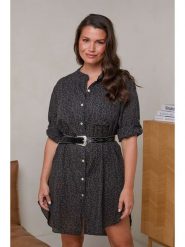 Curvy Lady Tunika w kolorze antracytowym rozmiar: 40/42. Czarne tuniki Curvy Lady, bez wzorów, z bawełny, klasyczne, bez kołnierzyka, bez ramiączek. Za 110.04 zł.