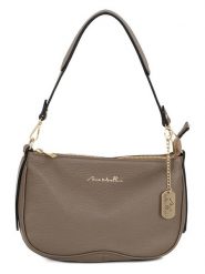 Anna Morellini Skórzana torebka "Pupetta" w kolorze szarobrązowym - 30 x 20 x 12 cm rozmiar: onesize. Brązowe torby na ramię Anna Morellini, bez wzorów, z materiału, na ramię, bez dodatków. Za 260.99 zł.