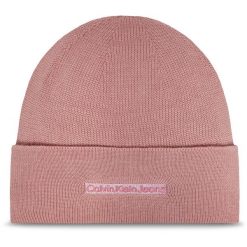 Czapka Calvin Klein. Czerwone czapki Calvin Klein, bez wzorów. Za 199.99 zł.