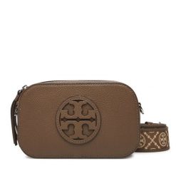 Torebka Tory Burch. Brązowe listonoszki Tory Burch, bez wzorów, bez dodatków. Za 1,489.00 zł.