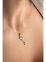 Heliophilia Pozłacany naszyjnik z zawieszką - dł. 42 cm rozmiar: onesize. Żółte naszyjniki Heliophilia, pozłacane. Za 60.99 zł.