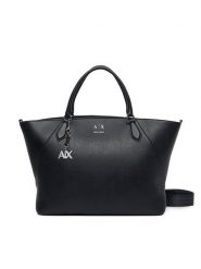 Armani Exchange Torebka XW003142 AF26569 UC001 Czarny. Czarne shopper Armani Exchange, bez wzorów, ze skóry, bez dodatków. Za 829.99 zł.