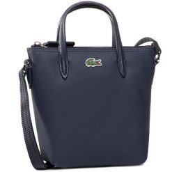 Torebka Lacoste. Niebieskie torebki klasyczne Lacoste, bez wzorów, bez dodatków. Za 319.99 zł.