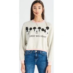 Bluza Mickey Mouse - Kremowy. Bluzy Sinsay. W wyprzedaży za 29.99 zł.
