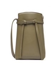 GINO ROSSI Torebka C-KY135 Khaki. Brązowe listonoszki Gino Rossi, bez wzorów, z materiału, bez dodatków. Za 79.99 zł.