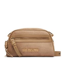 Torebka LOVE MOSCHINO. Brązowe listonoszki Love Moschino, bez wzorów, bez dodatków. Za 859.99 zł.