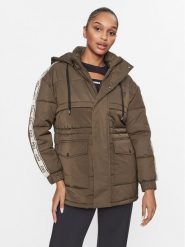 Guess Kurtka przejściowa V2BL09 WF330 Brązowy Regular Fit. Brązowe kurtki Guess, xl, z aplikacjami, z bawełny, bez kaptura. Za 429.99 zł.