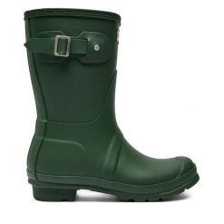 Kalosze Hunter. Zielone kalosze Hunter, bez wzorów. Za 349.99 zł.