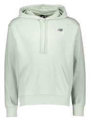 New Balance Bluza "Uni-ssentials French Terry" w kolorze zielonym rozmiar: S-M. Zielone bluzy sportowe New Balance, m, bez wzorów, z kapturem. Za 178.45 zł.