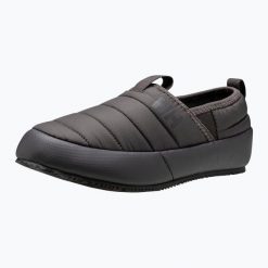 Kapcie damskie Helly Hansen Cabin Loafer. Czarne obuwie domowe Helly Hansen, bez wzorów, bez zapięcia. W wyprzedaży za 281.50 zł.