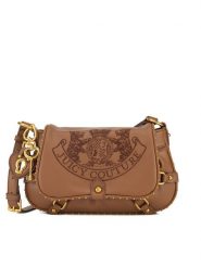 Juicy Couture Torebka BIJXT8653WVP Brązowy. Brązowe listonoszki Juicy Couture, bez wzorów, z tworzywa sztucznego, bez dodatków. Za 319.99 zł.