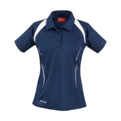 Damska koszulka polo Spiro Team Spirit. Białe koszulki polo SPIRO, bez wzorów, bez kołnierzyka, bez ramiączek. Za 156.50 zł.