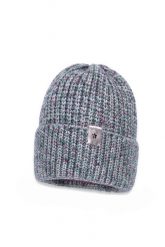 Czapka zimowa z pomponem. Czapki BROEL, z aplikacjami. W wyprzedaży za 49.90 zł.