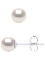 ATELIERS SAINT GERMAIN Złote kolczyki-wkrętki z perłami rozmiar: onesize. Białe kolczyki ATELIERS SAINT GERMAIN, z perłą, złote. Za 1,065.99 zł.