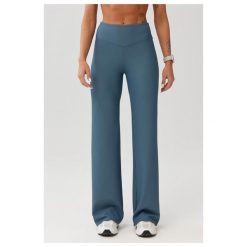 Damskie legginsy sportowe fitness Rough Radical Aven Long. Niebieskie legginsy ROUGH RADICAL, bez wzorów. Za 189.90 zł.