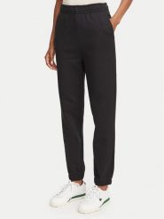 Lacoste Spodnie dresowe XF5268 Czarny Regular Fit. Czarne spodnie dresowe Lacoste, bez wzorów, z bawełny. Za 539.99 zł.