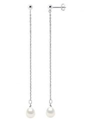 Pearline Srebrne kolczyki-wkrętki z perłami rozmiar: onesize. Białe kolczyki Pearline, z perłą, srebrne. Za 208.99 zł.