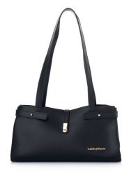 Lucky Bees Torebka w kolorze czarnym - 30 x 15 x 11 cm rozmiar: onesize. Czarne torby na ramię Lucky Bees, bez wzorów, z materiału, na ramię, bez dodatków. Za 101.45 zł.