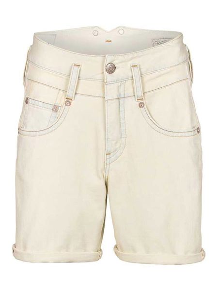 Herrlicher Szorty dżinsowe w kolorze beżowym rozmiar: W25. Brązowe szorty Herrlicher, bez wzorów, klasyczne, z podwyższonym stanem. Za 78.66 zł.