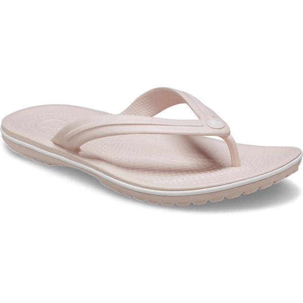 Japonki damskie Crocs Flip. Czerwone klapki Crocs, bez wzorów, z materiału, bez obcasa. Za 169.99 zł.