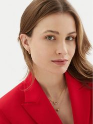 Guess Kolczyki JUBE05 017JW Złoty. Żółte kolczyki Guess, metalowe. Za 139.99 zł.