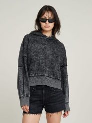 G-Star Bluza w kolorze antracytowym rozmiar: XS. Czarne bluzy G-Star, xs, bez wzorów, z bawełny, z kapturem. Za 255.95 zł.