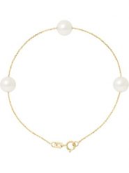 Pearline Złota bransoletka z perłami rozmiar: onesize. Białe bransoletki Pearline, z perłą, złote. Za 869.99 zł.