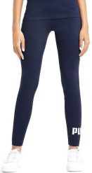 Legginsy treningowe damskie PUMA Ess Logo. Fioletowe legginsy sportowe Puma, uniwersalny, bez wzorów, z dzianiny, na fitness i siłownię. Za 123.11 zł.
