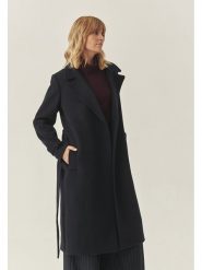 TATUUM Wełniany płaszcz w kolorze czarnym rozmiar: 38. Czarne płaszcze Tatuum, bez wzorów, z tkaniny, bez kaptura. Za 850.52 zł.