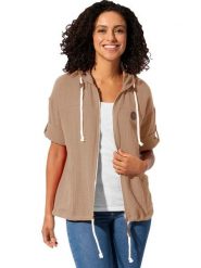 WITT WEIDEN Kardigan w kolorze jasnobrązowym rozmiar: 36. Brązowe kardigany WITT WEIDEN, z aplikacjami, z bawełny. Za 82.99 zł.