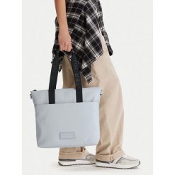 Torba Hunter. Szare torebki klasyczne Hunter, bez wzorów, bez dodatków. Za 229.99 zł.