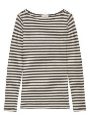 Marc O´Polo Koszulka w kolorze antracytowo-beżowym rozmiar: L. Brązowe bluzki l, bez wzorów, z bawełny, bez kołnierzyka, bez ramiączek. Za 127.35 zł.