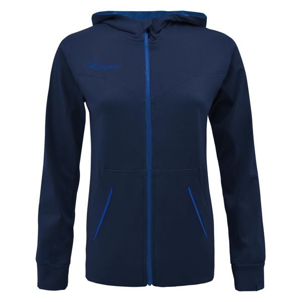 Bluza z kapturem OSHA damska jasnoniebieska. Niebieskie bluzy LEGEA, m, bez wzorów, z bawełny, z kapturem. Za 71.90 zł.