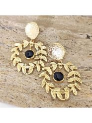 Nakkash Pozłacane kolczyki-wkrętki rozmiar: onesize. Żółte kolczyki Nakkash, pozłacane. Za 43.99 zł.