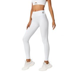 Damskie legginsy z wysokim stanem Yeaz Horizon. Białe legginsy YEAZ, bez wzorów, z podwyższonym stanem. W wyprzedaży za 324.50 zł.