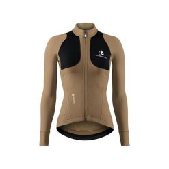 Kurtka damska Etxeondo Teknika Gore-Tex WindStopper. Brązowe kurtki sportowe ETXEONDO, bez wzorów, z gore-texu, bez kaptura, rowerowe, gore-tex. Za 886.65 zł.