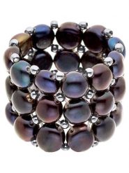 ATELIERS SAINT GERMAIN Pierścionek perłowy rozmiar: onesize. Czarne pierścionki ATELIERS SAINT GERMAIN, z perłą. Za 185.95 zł.