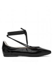 Patrizia Pepe Baleriny 8Z0123/L125-K182 Czarny. Czarne baleriny Patrizia Pepe, bez wzorów, ze skóry, bez obcasa. Za 1,059.00 zł.