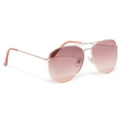 ACCCESSORIES 1WA-079-SS20 Złoty. Żółte okulary przeciwsłoneczne ACCCESSORIES, bez wzorów. Za 29.99 zł.