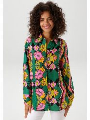 Aniston Koszula w kolorze zielono-jasnoróżowym rozmiar: 44. Zielone koszule Aniston, bez wzorów, z wiskozy, bez kołnierzyka, bez ramiączek. Za 82.99 zł.