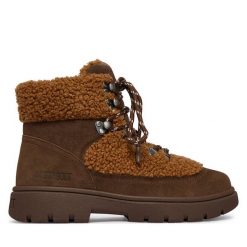 Trapery Moon Boot. Brązowe trapery i śniegowce Moon Boot. Za 1,269.00 zł.