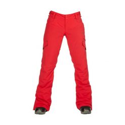Spodnie snowboardowe damskie Billabong Adiv Nela 1247. Czerwone spodnie narciarskie Billabong, s, bez wzorów, narciarskie. Za 449.99 zł.