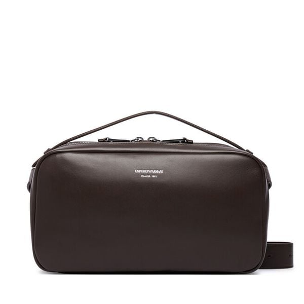 Torebka Emporio Armani. Szare listonoszki Emporio Armani, bez wzorów, bez dodatków. Za 2,104.00 zł.