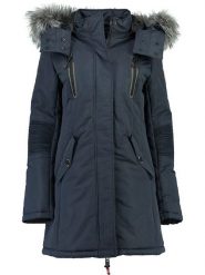 Canadian Peak Parka "Camilly" w kolorze granatowym rozmiar: M. Niebieskie parki Canadian Peak, m, bez kaptura. Za 343.41 zł.