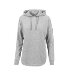 Damska bluza oversize z kapturem Build Your Brand. Szare bluzy BUILD YOUR BRAND, xl, bez wzorów, z dresówki, z kapturem. Za 160.00 zł.