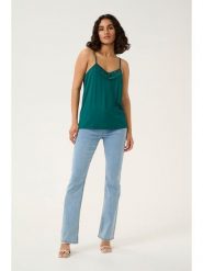 Cream Top w kolorze turkusowym rozmiar: XL. Zielone topy Cream, xl, bez wzorów, z koronki, bez kołnierzyka, bez ramiączek. Za 68.95 zł.